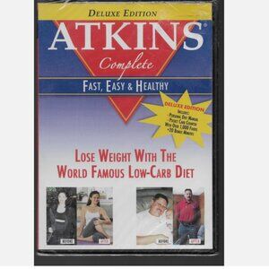 NEW Atkins Complete - Fast, Easy Healthy (DVD) Low Carb Diet